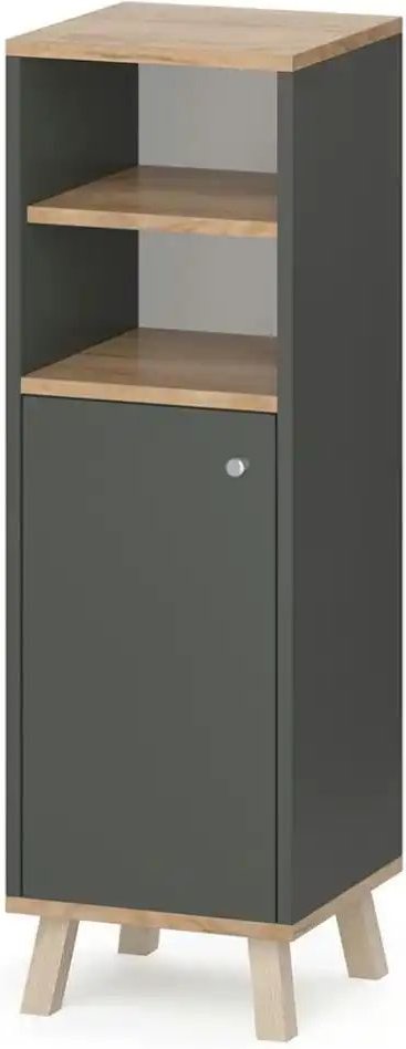 Midischrank ¦ schwarz ¦ Maße (cm): B: 30 H: 95 Schränke > Badschränke > Bad-Midischränke - Höffner