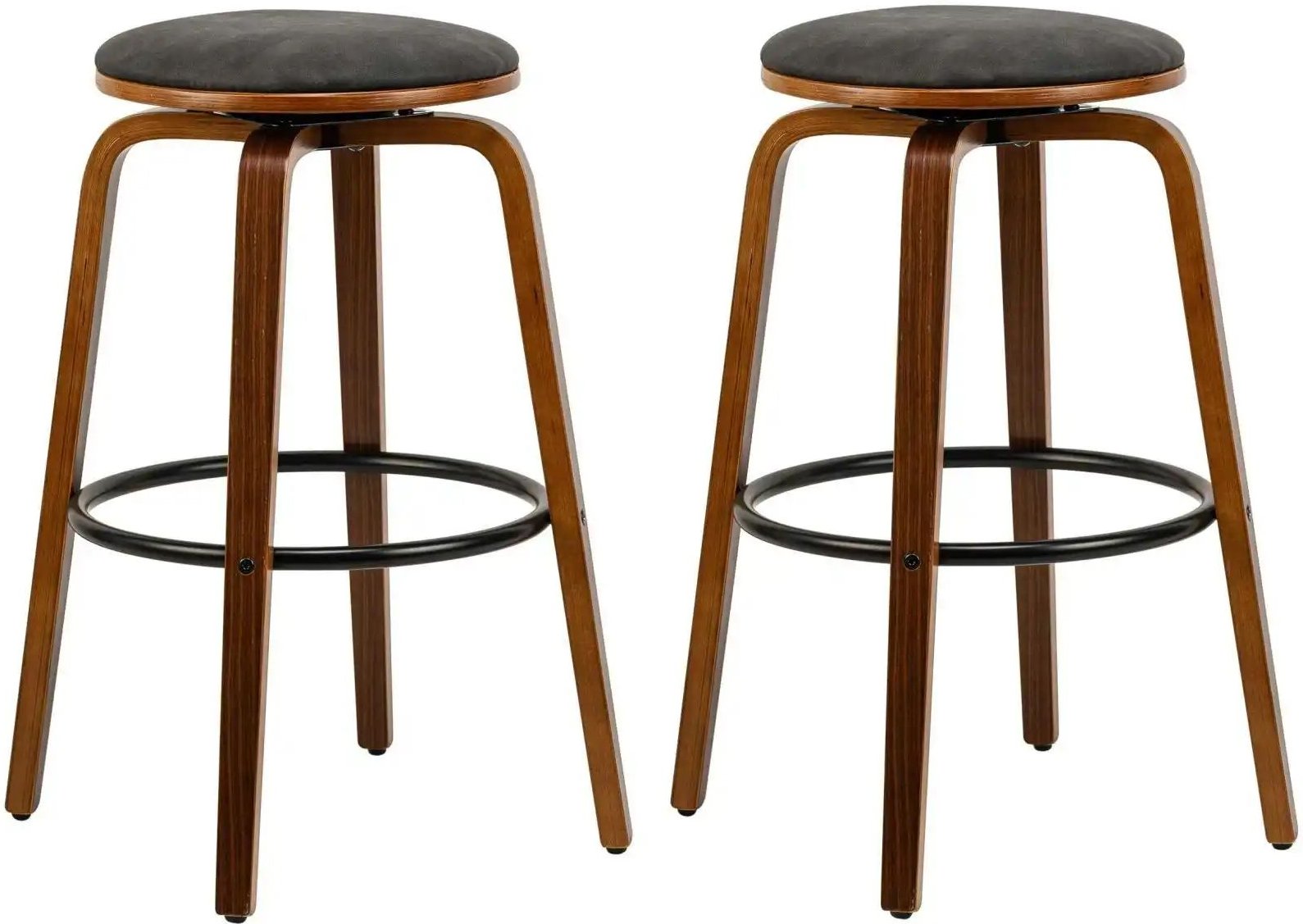 Barhocker 2er-Set Tabmoreno ¦ schwarz ¦ Maße (cm): B: 40 H: 70 Polstermöbel > Hocker > Barhocker - Höffner