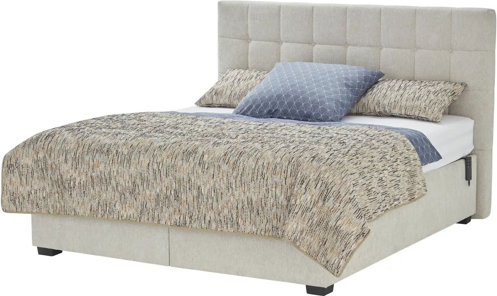 vanDoorn Boxspringbett mit Motor Ohio ¦ beige ¦ Maße (cm): B: 192 H: 129 Betten > Boxspringbetten - Höffner