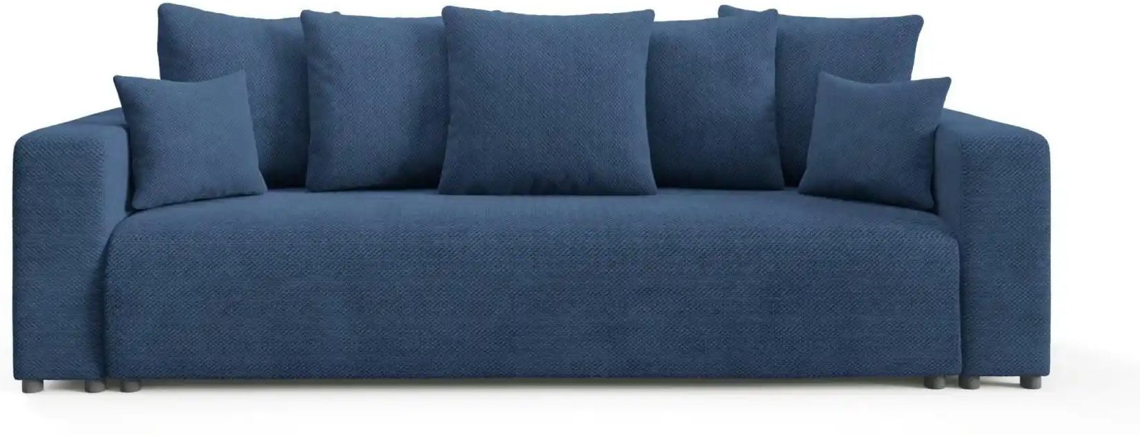 Schlafsofa mit Bettkasten Evora ¦ blau ¦ Maße (cm): B: 247 H: 88 Polstermöbel > Sofas > Einzelsofas - Höffner