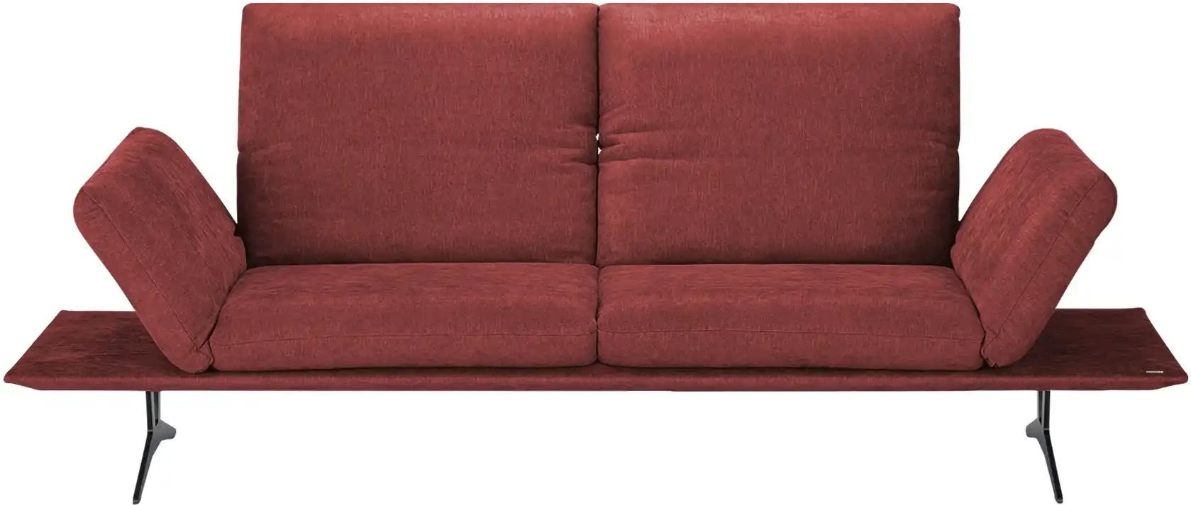 KOINOR Einzelsofa Francis ¦ rot ¦ Maße (cm): B: 236 H: 92 T: 93.0 Polstermöbel > Sofas > 2-Sitzer - Höffner