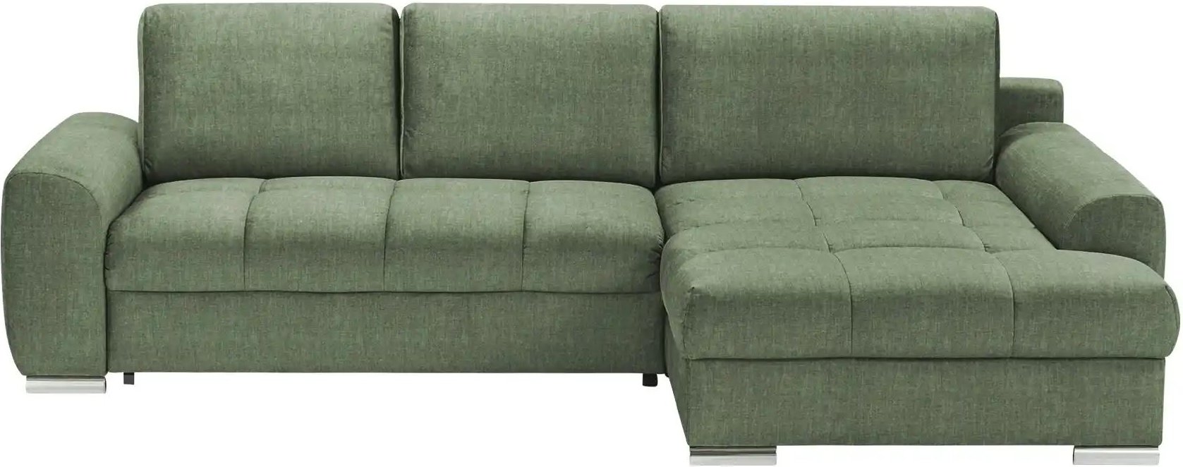 bobb Ecksofa mit Schlaffunktion Soumia ¦ grün ¦ Maße (cm): B: 283 H: 90 T: 181.0 Polstermöbel > Sofas > Ecksofas - Höffn...