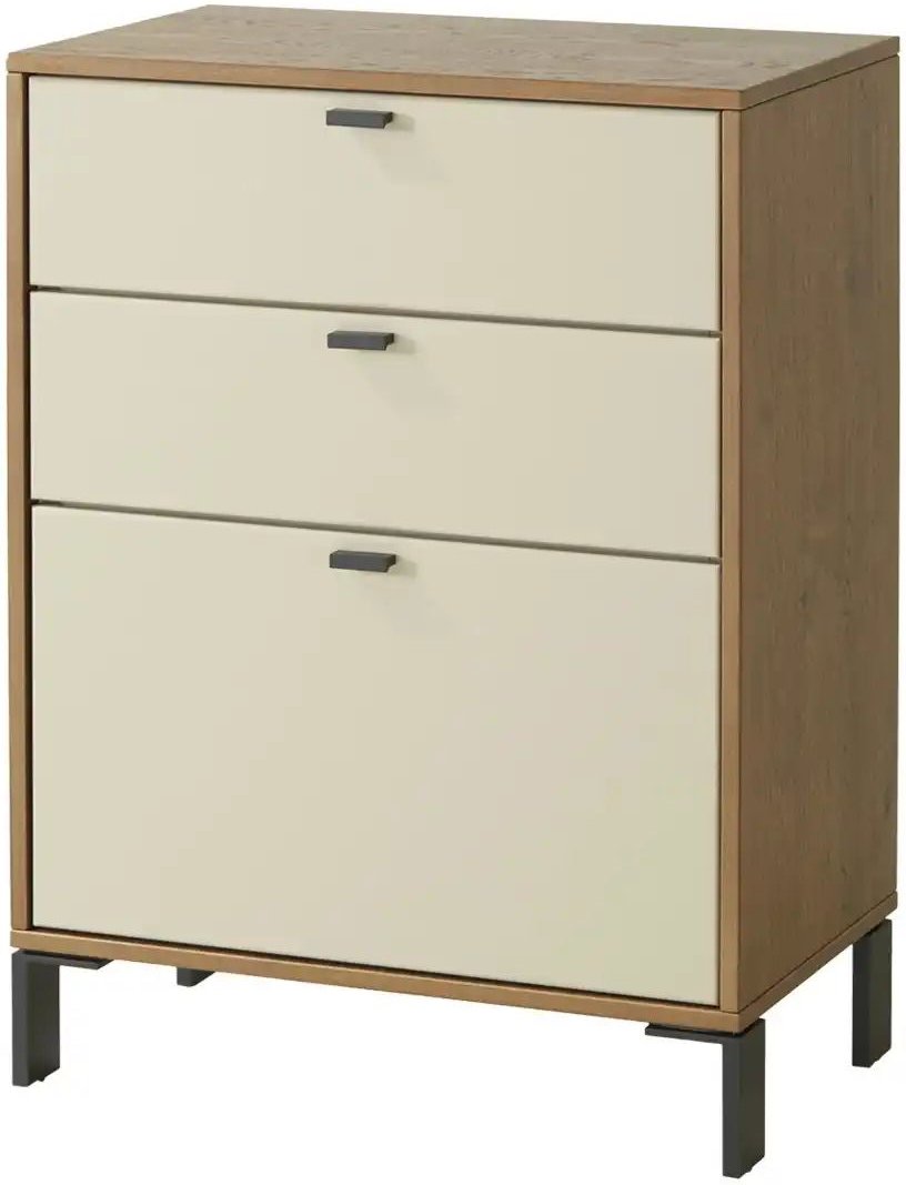 medium Schuhschrank Genta ¦ beige ¦ Maße (cm): B: 60 H: 85,3 T: 39.6 Garderoben & Kleiderstangen > Garderoben Schuhschr...