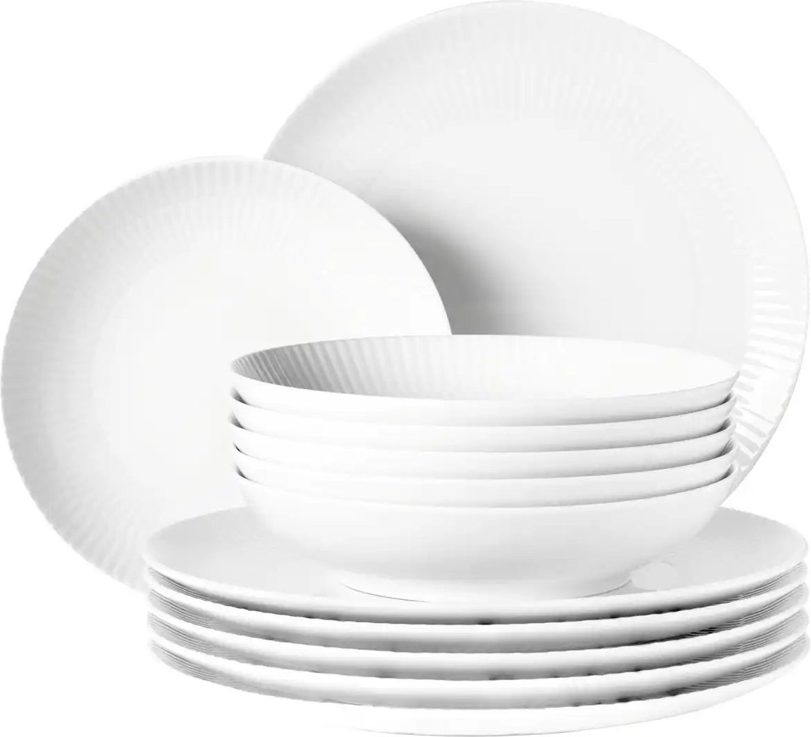 Seltmann Weiden Tafelservice Amina ¦ weiß ¦ Porzellan Geschirr > Geschirrsets > Tafelservice - Höffner