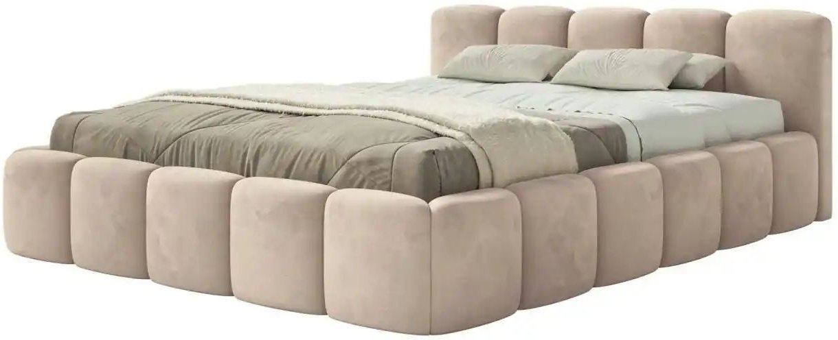 Selsey Polsterbett mit Bettkasten Cloudy Low ¦ beige ¦ Maße (cm): B: 200 H: 72 Betten > Polsterbetten - Höffner