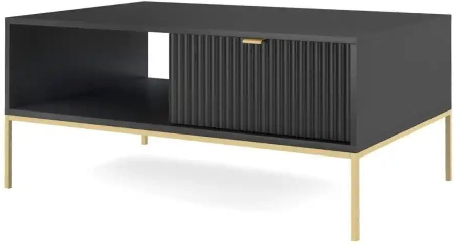 Couchtisch Nova ¦ schwarz ¦ Maße (cm): B: 104 H: 46 Tische > Couchtische > Couchtische rechteckig - Höffner