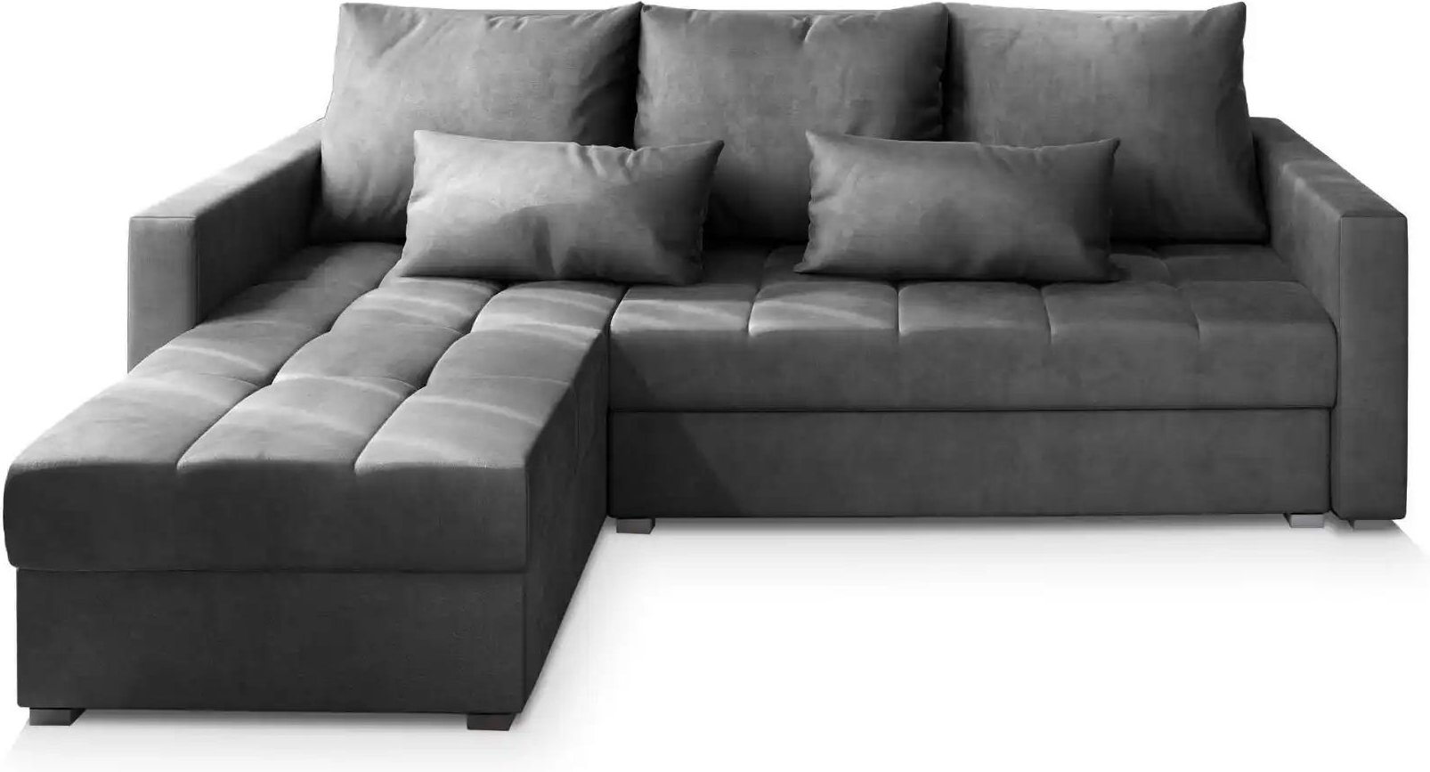 MASSENO Ecksofa Kos ¦ grau ¦ Maße (cm): B: 220 H: 85 Polstermöbel > Sofas > 3-Sitzer - Höffner