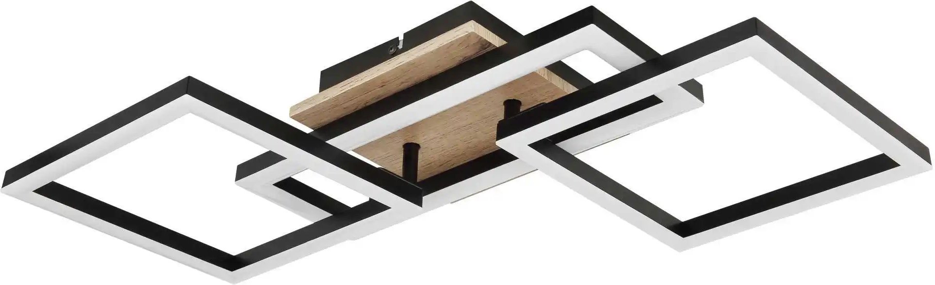 Globo Lighting Deckenleuchte ¦ schwarz ¦ Maße (cm): B: 70 H: 12 T: 31.0 Lampen & Leuchten > Deckenleuchten - Höffner