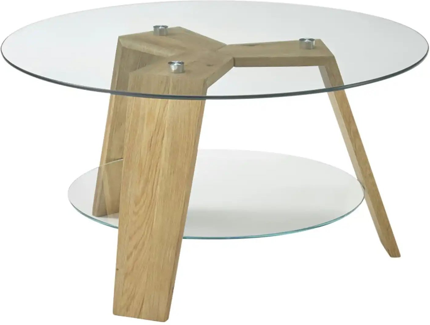 Couchtisch Liska ¦ transparent/klar ¦ Maße (cm): H: 40 Ø: 75 Tische > Mehr Tische > Couchtische mit Glasplatte - Höffn...