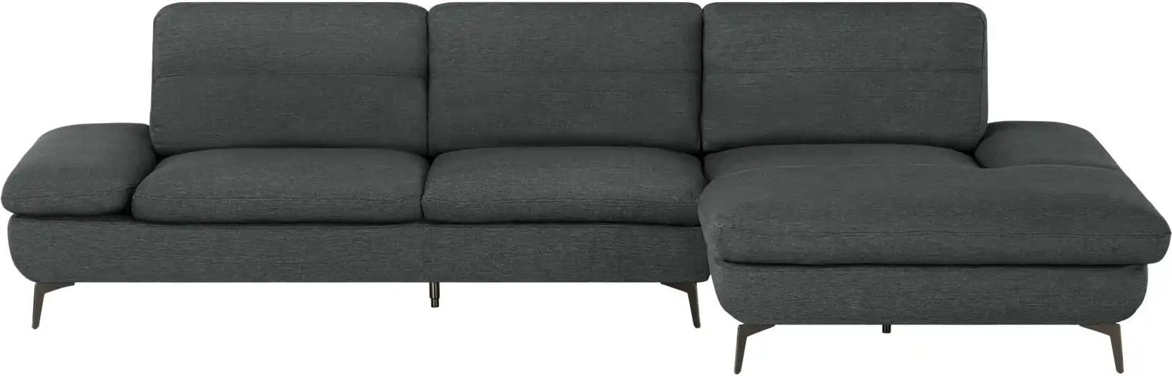 Wohnwert Ecksofa  Amarena ¦ schwarz ¦ Maße (cm): B: 311 H: 81 T: 150.0 Polstermöbel > Sofas > Ecksofas - Höffner