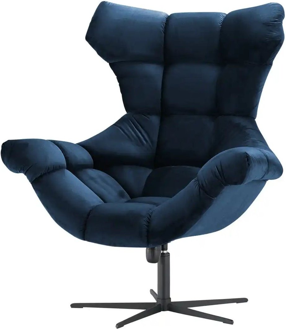 switch Sessel aus Samt Sensi ¦ blau ¦ Maße (cm): B: 103 H: 119 T: 84.0 Polstermöbel > Sessel > Relaxsessel - Höffner