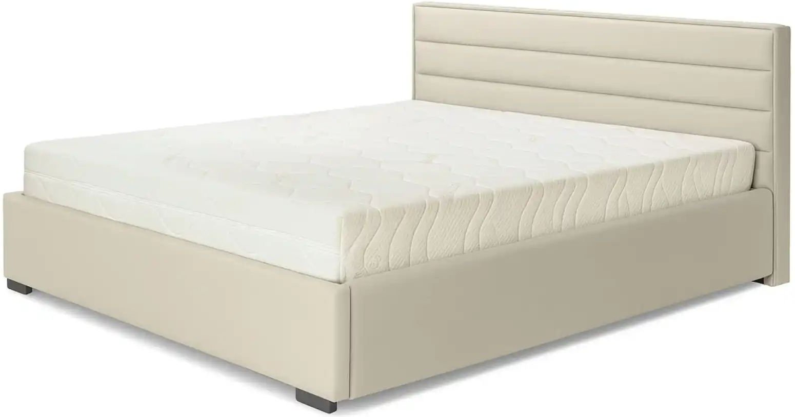 Polsterbett mit Bettkasten Cezar ¦ beige ¦ Maße (cm): B: 120 H: 110 Betten > Polsterbetten - Höffner