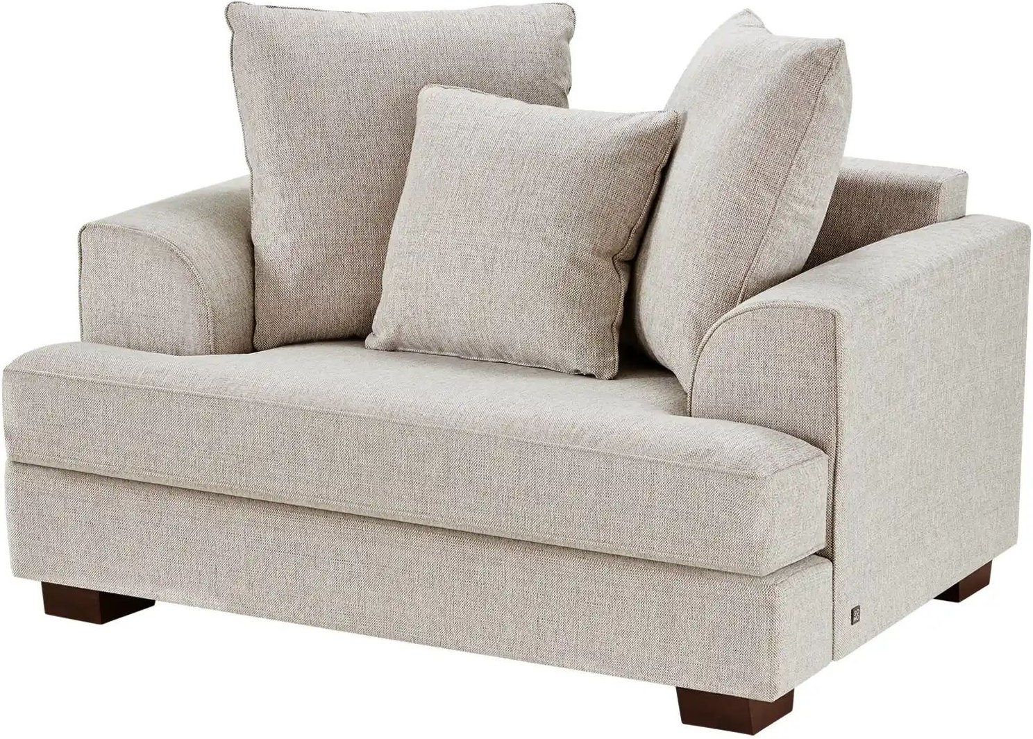 SOHO Sessel Franka ¦ beige ¦ Maße (cm): B: 136 H: 87 T: 103.0 Polstermöbel > Sessel > Lounge Sessel - Höffner