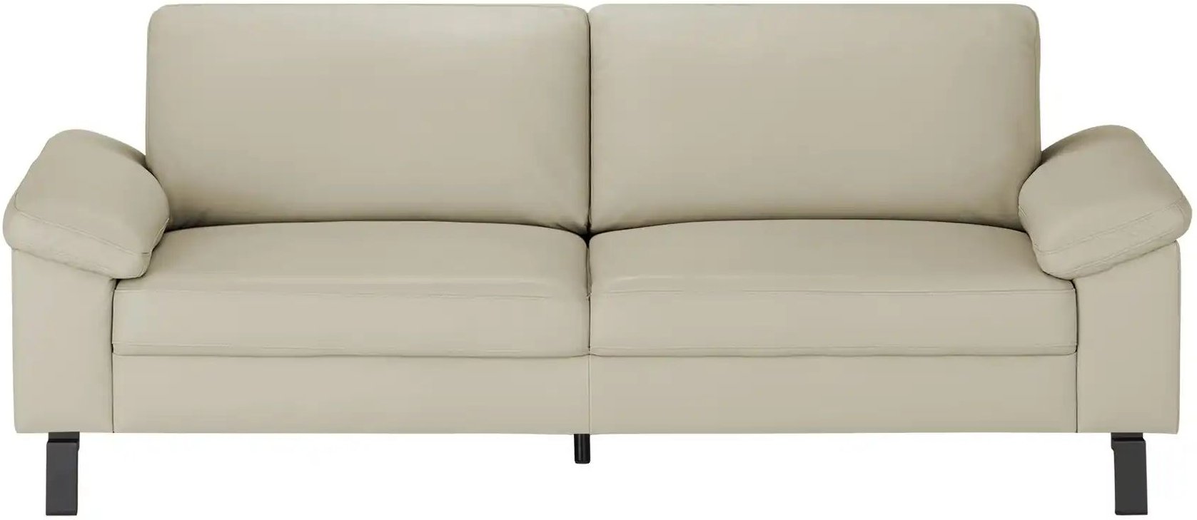 Max Schelling Ledersofa aus Echtleder Maximum ¦ creme ¦ Maße (cm): B: 224 H: 86 T: 97.0 Polstermöbel > Sofas > 3-Sitzer ...