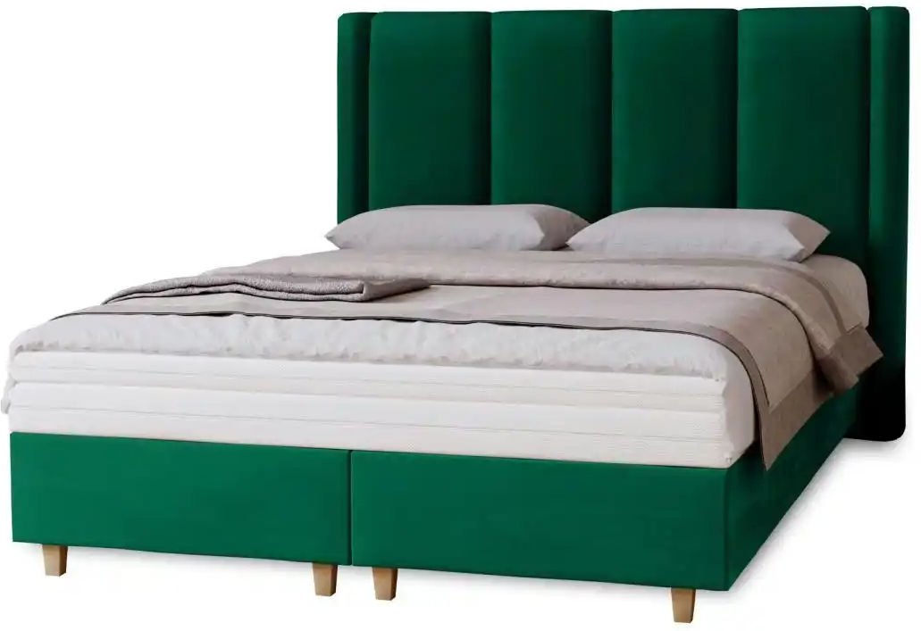 Boxbett mit Matratze Madeley ¦ grün ¦ Maße (cm): B: 140 H: 110 Betten > Polsterbetten - Höffner