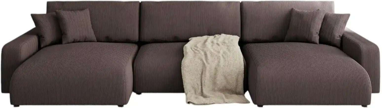 S-STYLE Wohnlandschaft Emma ¦ braun ¦ Maße (cm): B: 332 H: 78 Polstermöbel > Sofas > Wohnlandschaften - Höffner