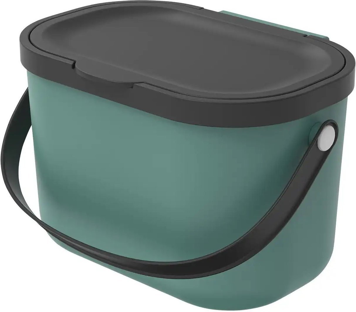 Rotho Müllsystem Albula ¦ grün ¦ Kunststoff ¦ Maße (cm): B: 22,2 H: 17,2 T: 15.0 Küchenzubehör & Helfer > Abfallbehälte...