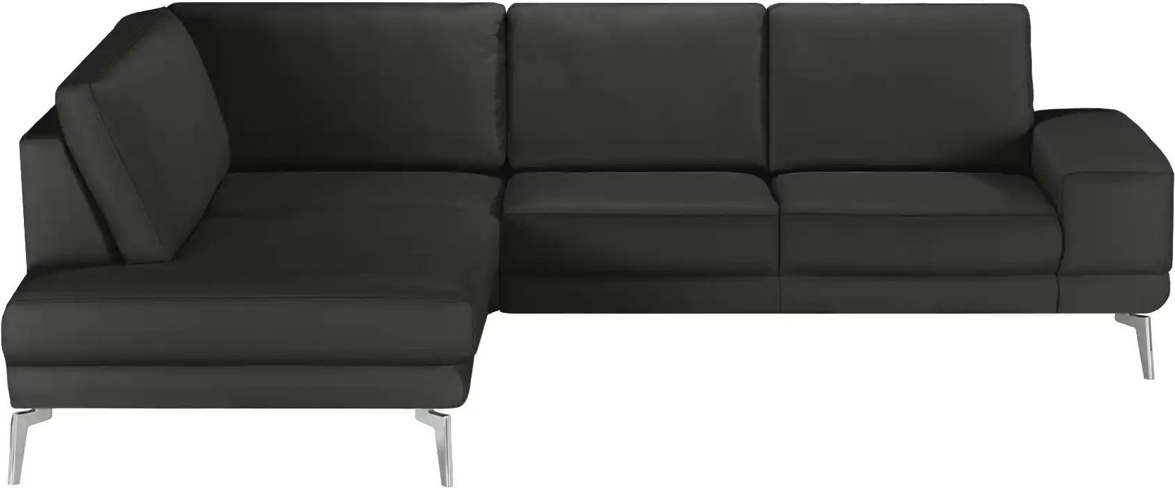 Thumbnail - meinSofa Ecksofa aus Leder Dana ¦ schwarz ¦ Maße (cm): B: 269 H: 86 T: 222.0 Polstermöbel > Sofas > Ecksofas - Höffner