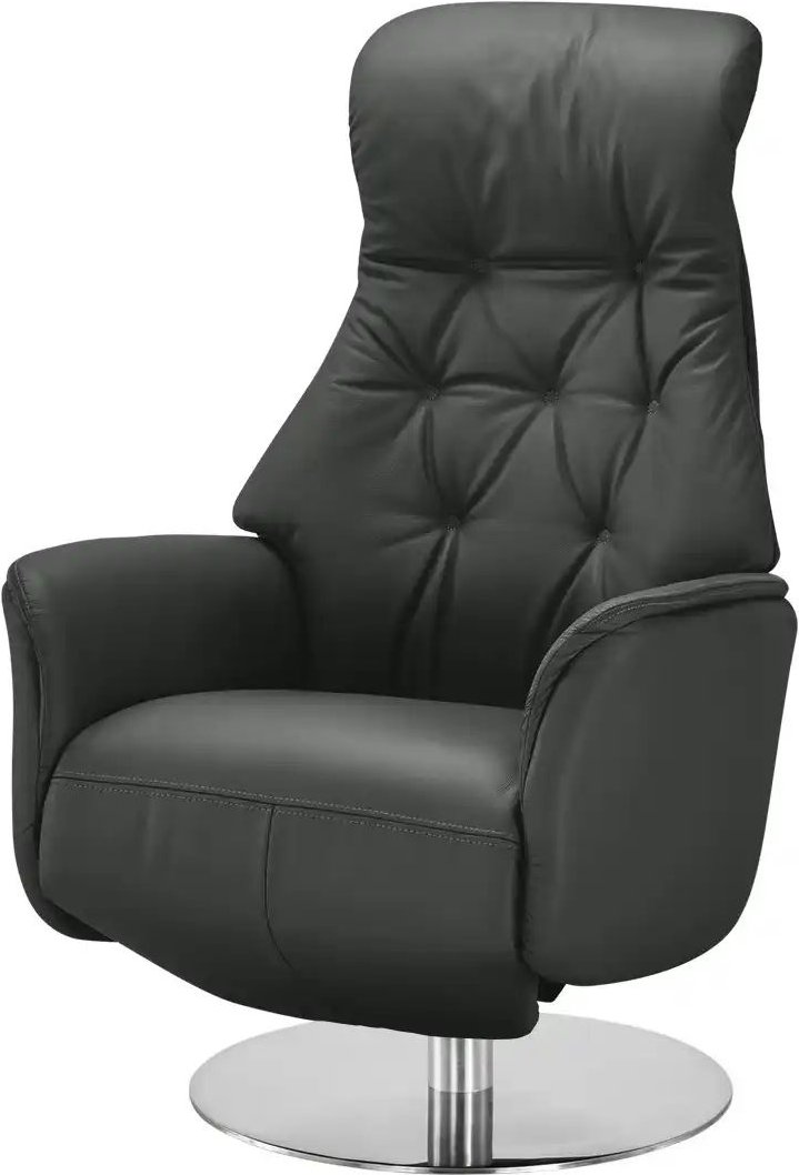 Nils Olsen Funktionssessel aus Echtleder Arend ¦ schwarz ¦ Maße (cm): B: 74 H: 114 T: 80.0 Polstermöbel > Sessel > Relax...