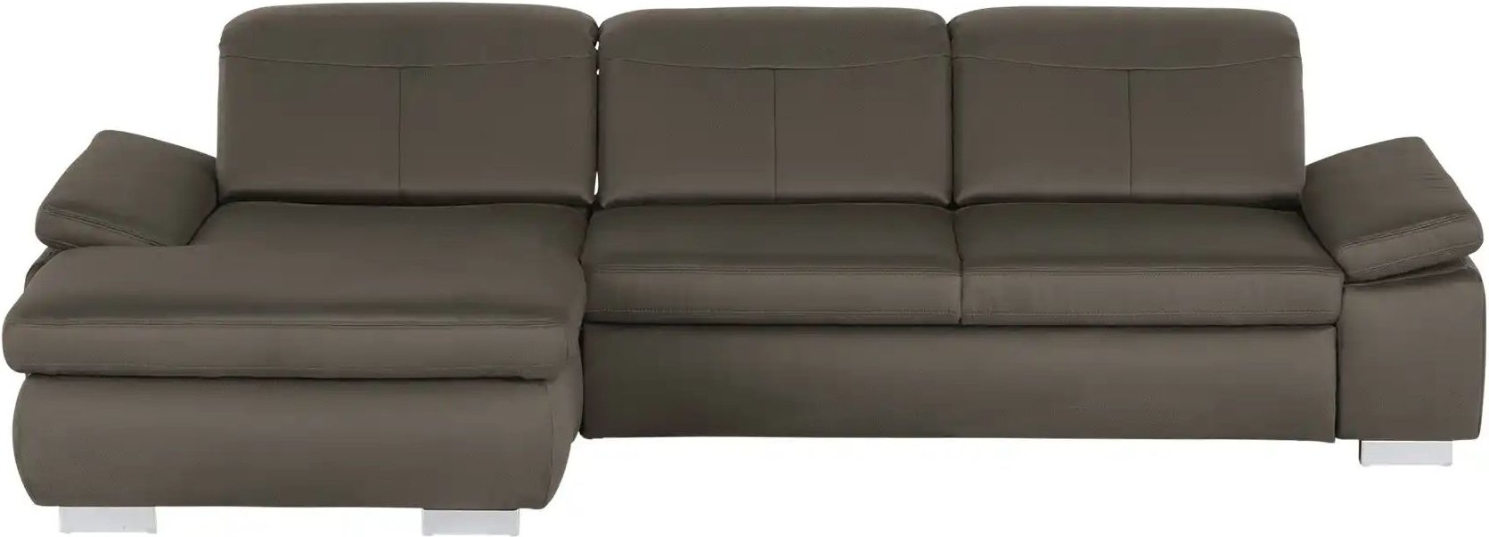 Lounge Collection Ecksofa aus Mikrofaser Kathrin ¦ braun ¦ Maße (cm): B: 309 H: 85 T: 195.0 Polstermöbel > Sofas > Eckso...