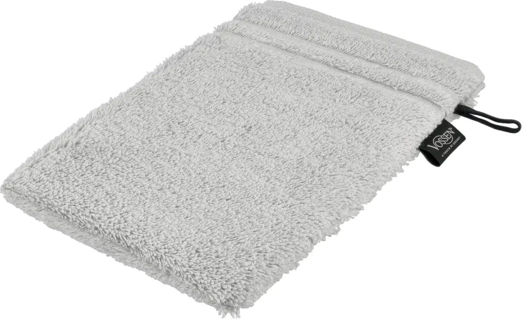 VOSSEN Waschhandschuh Vienna Supersoft ¦ grau ¦ Maße (cm): B: 16 Badtextilien > Handtücher & Badetücher > Handtücher - ...