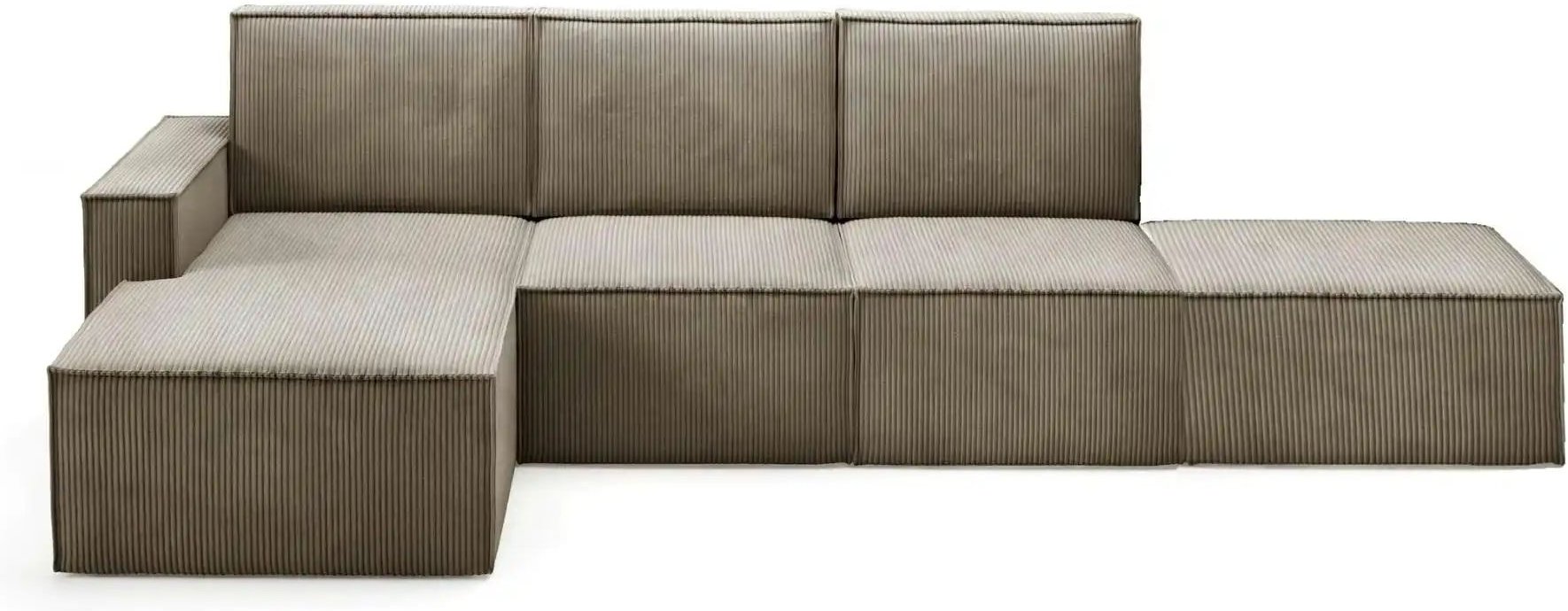 Ecksofa mit Pouf Orto ¦ braun ¦ Maße (cm): B: 329 H: 93 Polstermöbel > Sofas > Ecksofas - Höffner