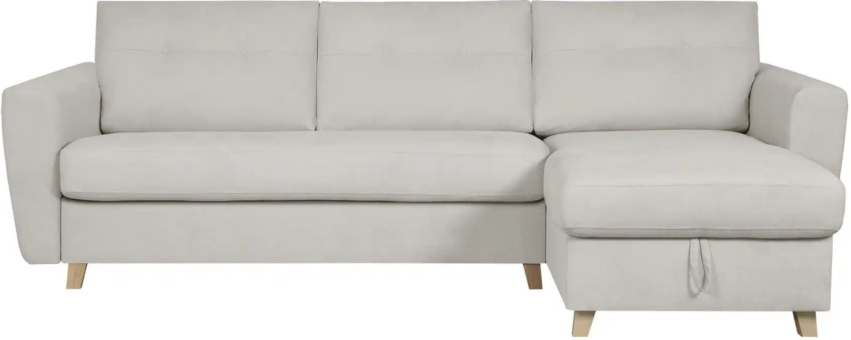 Ecksofa mit Schlaffunktion Caroline ¦ beige ¦ Maße (cm): B: 276 H: 92 T: 158.0 Polstermöbel > Sofas > 3-Sitzer - Höffner