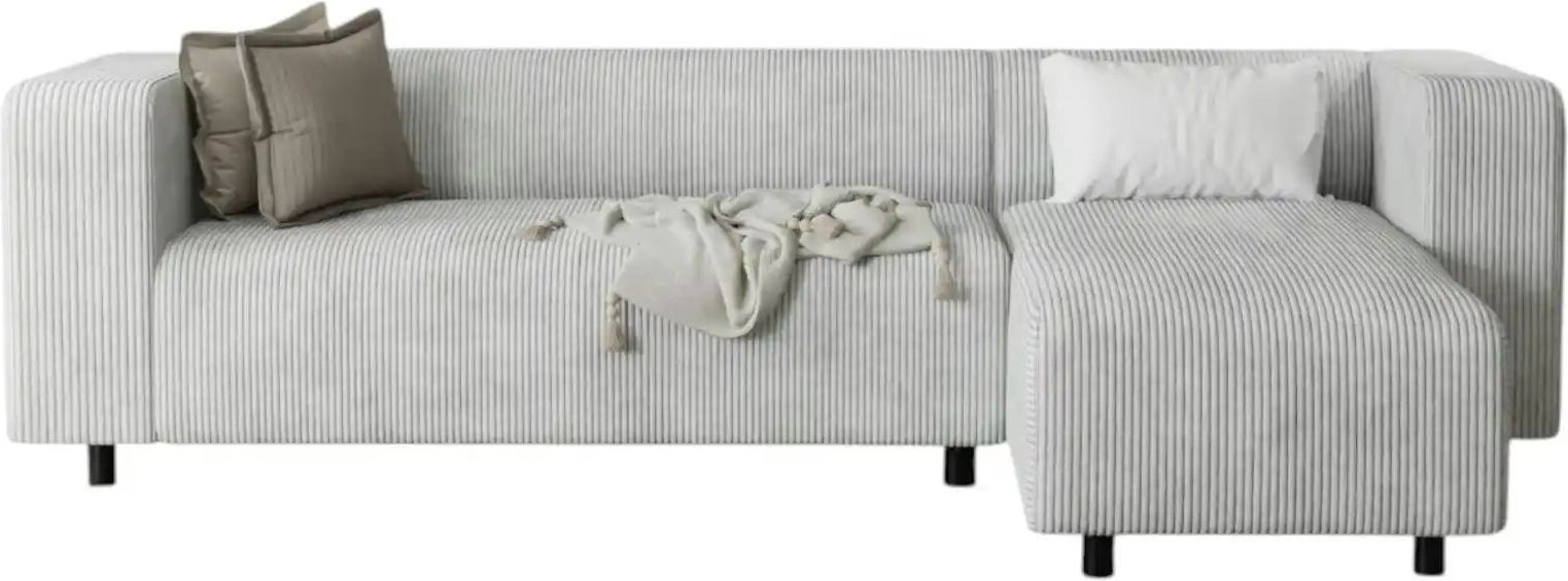 S-STYLE Ecksofa Oskar ¦ grau ¦ Maße (cm): B: 240 H: 65 Polstermöbel > Sofas > Ecksofas - Höffner
