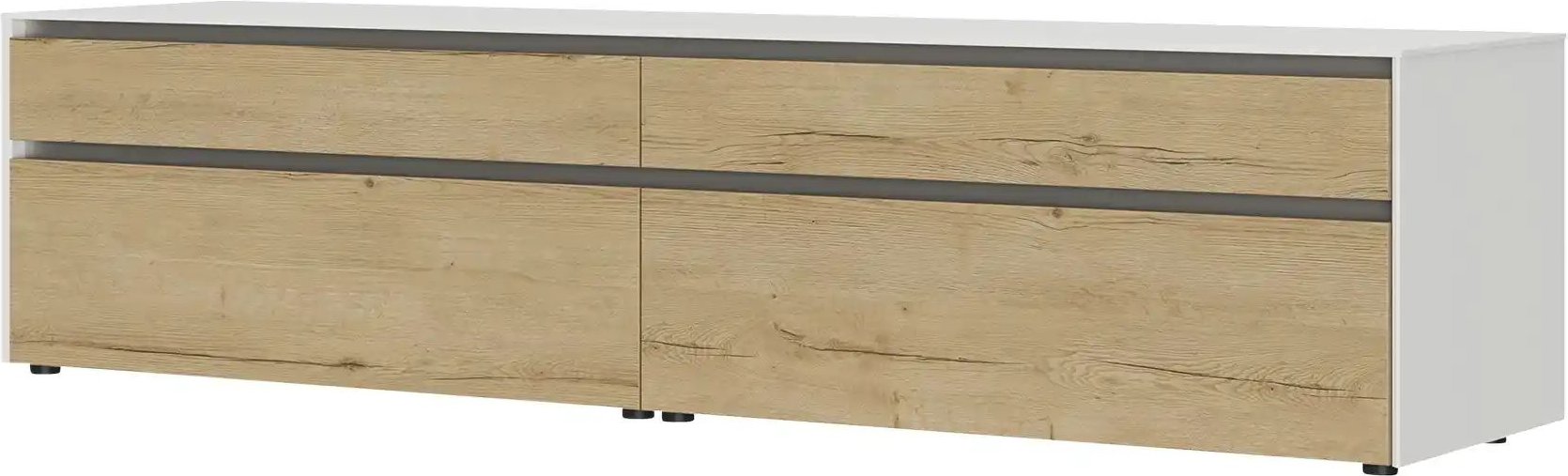 Content Lowboard Metro Line ¦ weiß ¦ Maße (cm): B: 244 H: 59 T: 60.0 Kommoden & Sideboards > Lowboards - Höffner