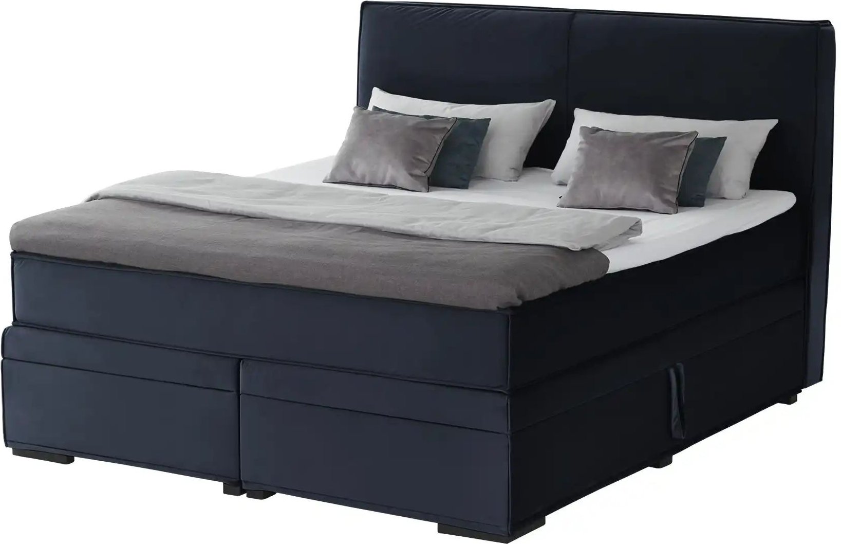 Boxi Boxspringbett mit Bettkasten Boxi Urban ¦ blau ¦ Maße (cm): B: 180 H: 125 Betten > Boxspringbetten - Höffner