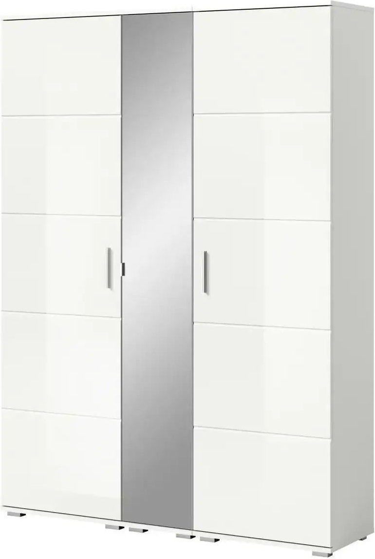 Thumbnail - Garderobenset ¦ weiß ¦ Maße (cm): B: 140 H: 191 Garderoben & Kleiderstangen > Garderobensysteme - Höffner