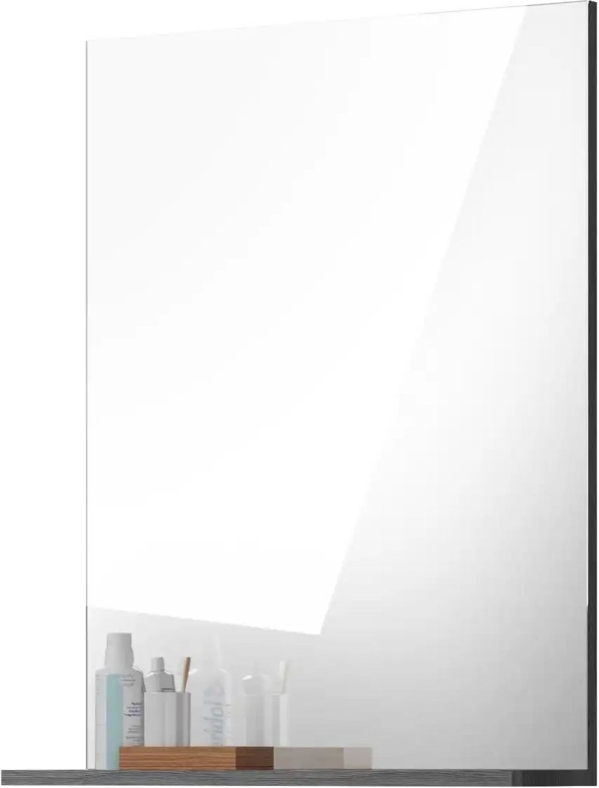 Badspiegel SCHLOONSEE Breite 60cm 1 Ablageboden hochwertiges Spiegelglas in verschiedenen Farben erhältlich Badmöbe...