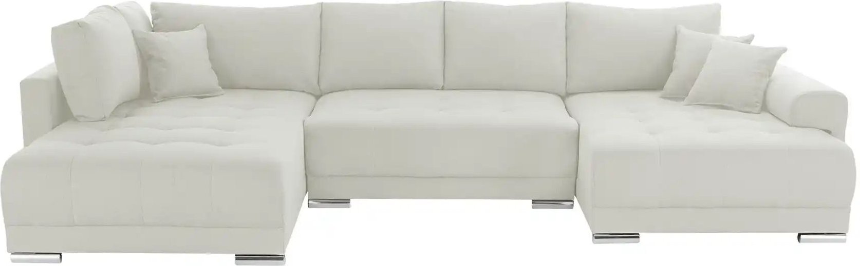 Wohnlandschaft mit Schlaffunktion Lemie ¦ beige ¦ Maße (cm): B: 356 H: 85 T: 218.0 Polstermöbel > Sofas > Wohnlandschaft...