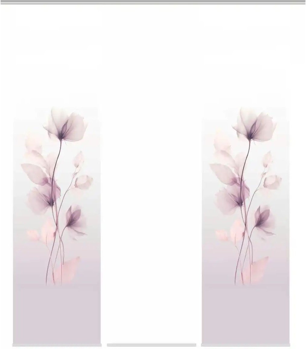 Thumbnail - HOME Wohnideen Schiebevorhang ¦ lila/violett ¦ Synthetik ¦ Maße (cm): B: 60 H: 245 Gardinen & Rollos > Gardinen & Vorh...