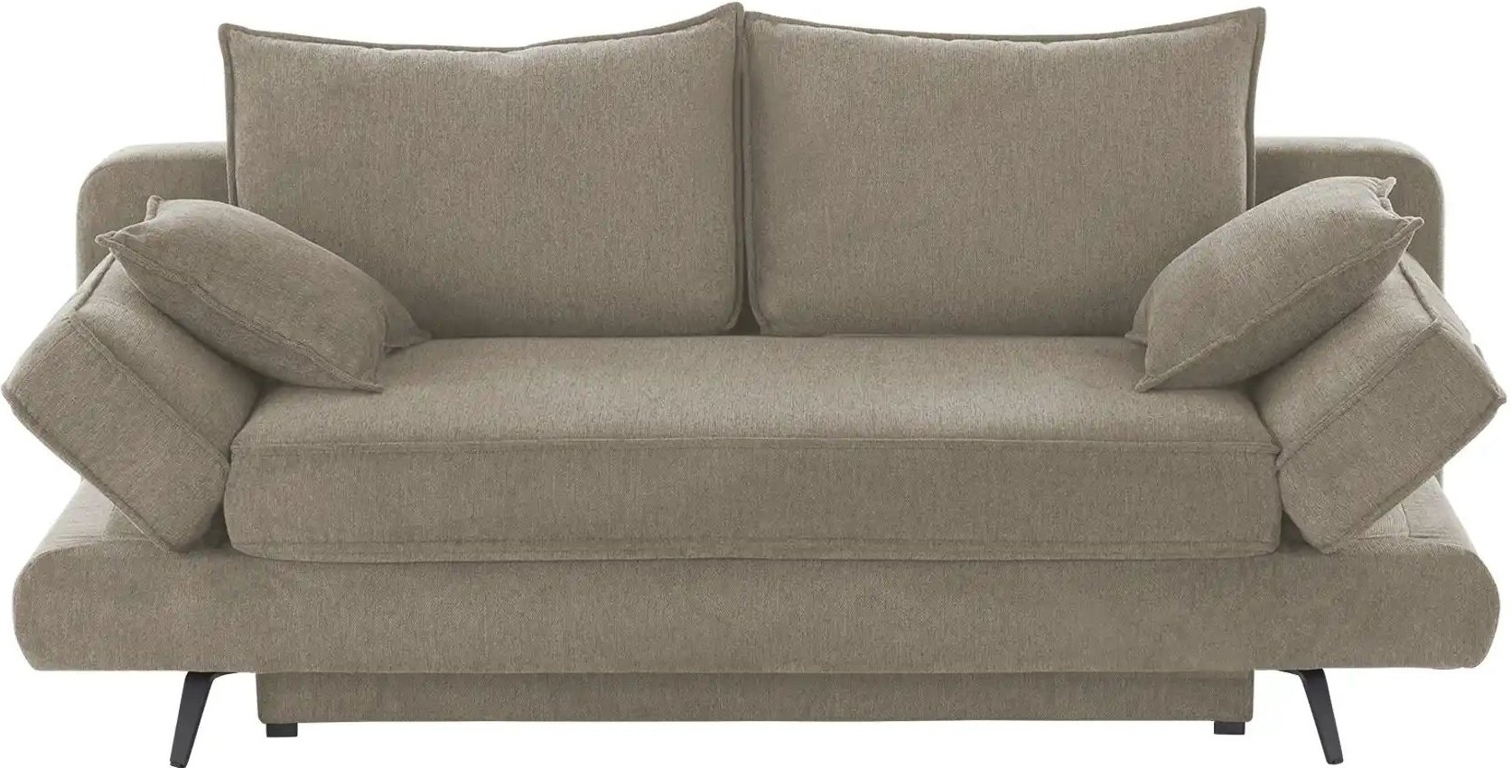 bobb Schlafsofa  Henny de Luxe ¦ beige ¦ Maße (cm): B: 206 H: 91 T: 110.0 Polstermöbel > Sofas > 2-Sitzer - Höffner