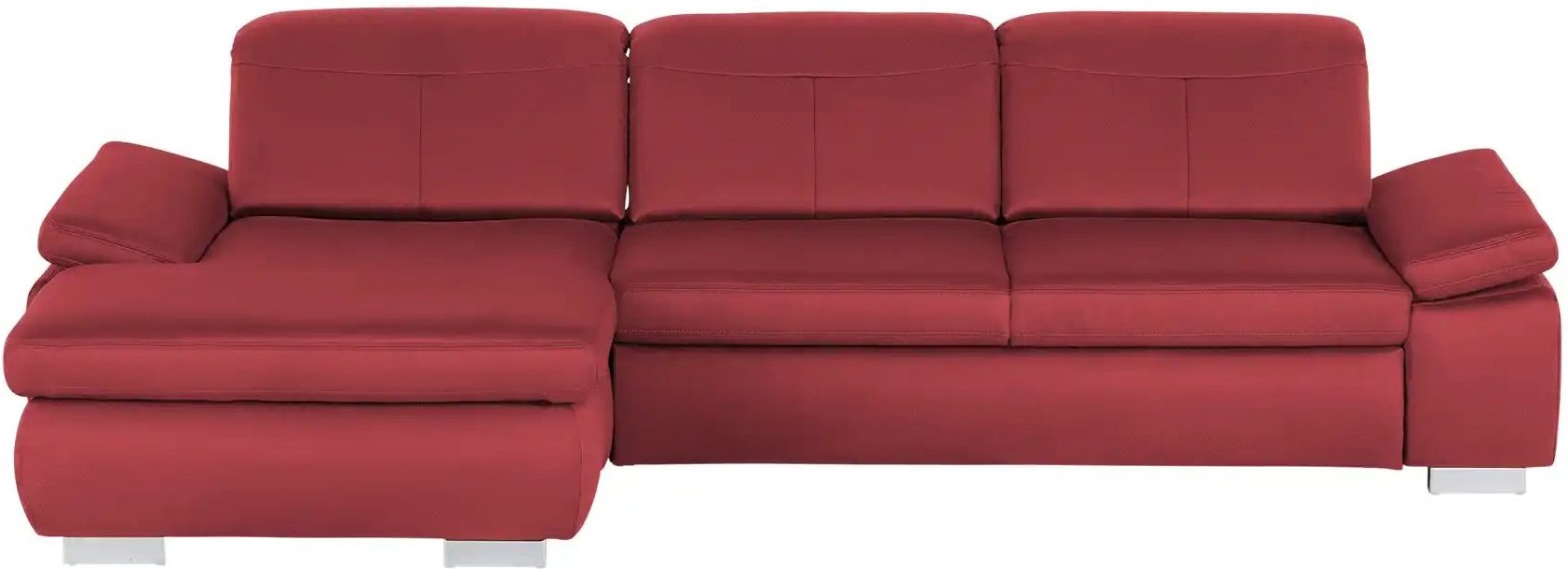 Lounge Collection Ecksofa aus Mikrofaser Kathrin ¦ rot ¦ Maße (cm): B: 309 H: 85 T: 195.0 Polstermöbel > Sofas > Ecksofa...
