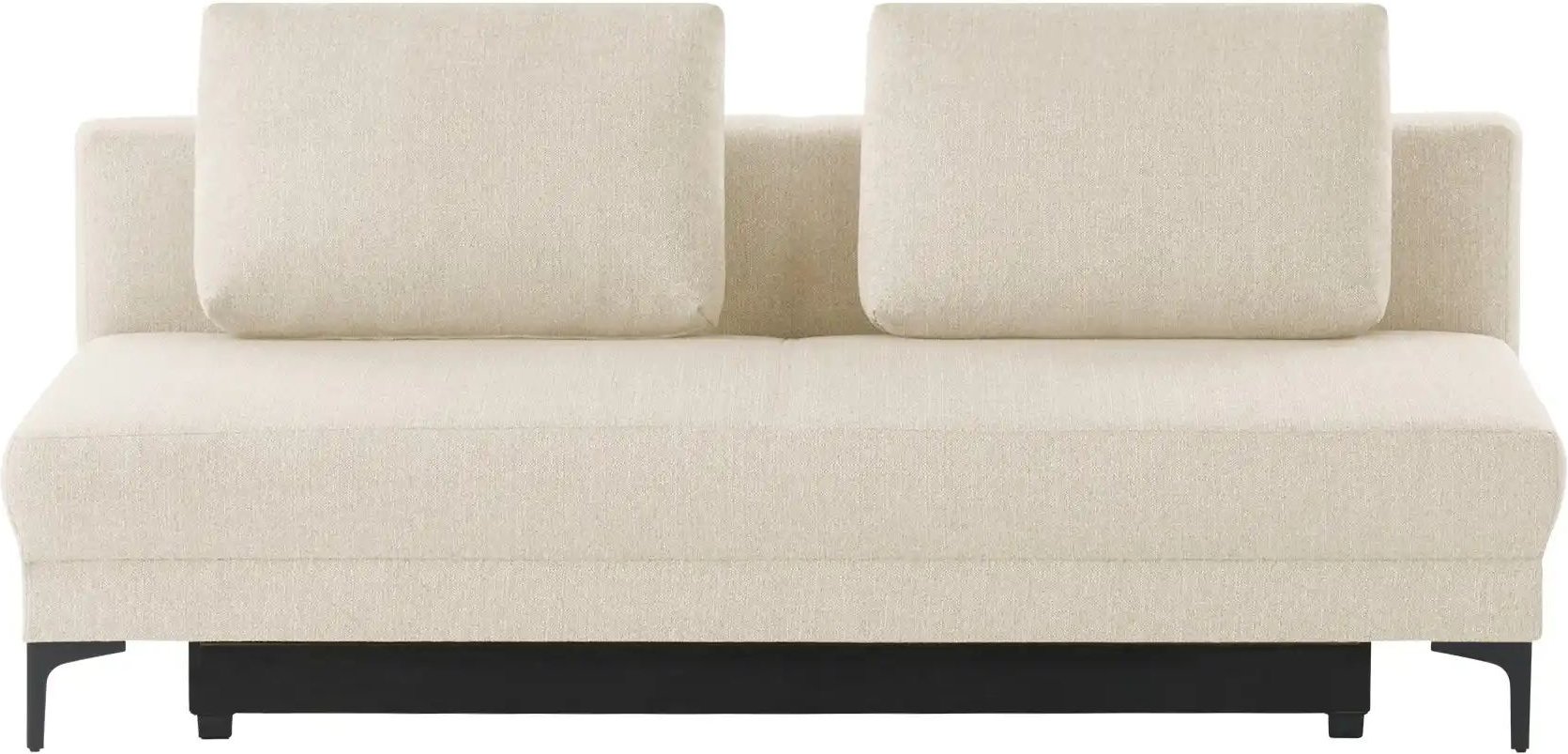 Schlafsofa mit Schlaffunktion Genua ¦ beige ¦ Maße (cm): B: 205 H: 89 T: 94.0 Polstermöbel > Sofas > Einzelsofas - Höffn...