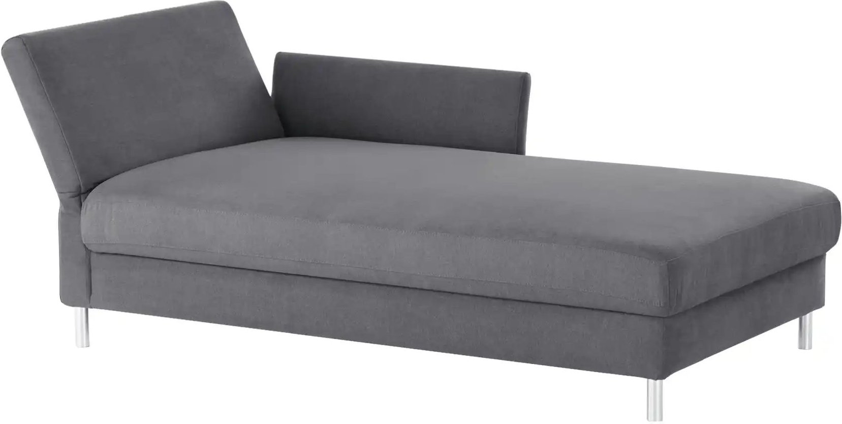 nehl Liege Easy ¦ grau ¦ Maße (cm): B: 96 H: 80 T: 220.0 Polstermöbel > Ottomanen & Recamiere - Höffner