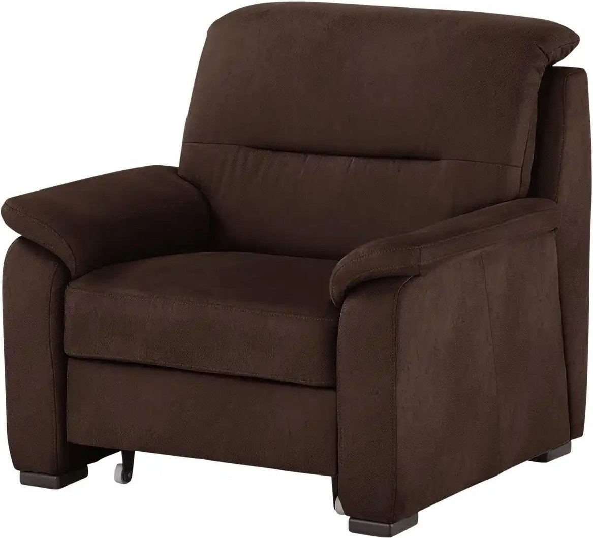 Thumbnail - meinSofa Sessel mit ausziehbarem Hocker Vera ¦ braun ¦ Maße (cm): B: 100 H: 92 T: 95.0 Polstermöbel > Sessel > Fernsehs...