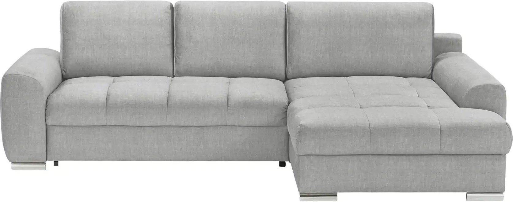 bobb Ecksofa mit Schlaffunktion Soumia ¦ grau ¦ Maße (cm): B: 283 H: 90 T: 181.0 Polstermöbel > Sofas > Ecksofas - Höffn...