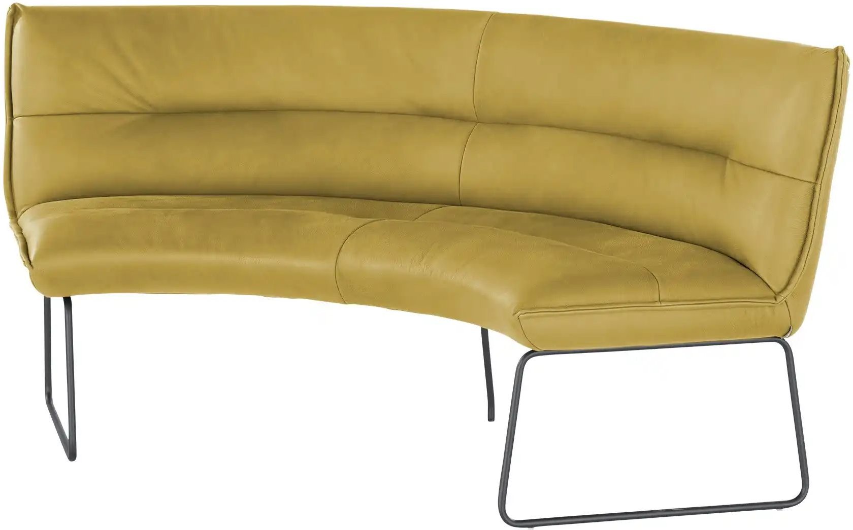 KOINOR Rundbank Leder Essay ¦ gelb ¦ Maße (cm): B: 194 H: 89 T: 92.0 Bänke > Einzelbänke - Höffner