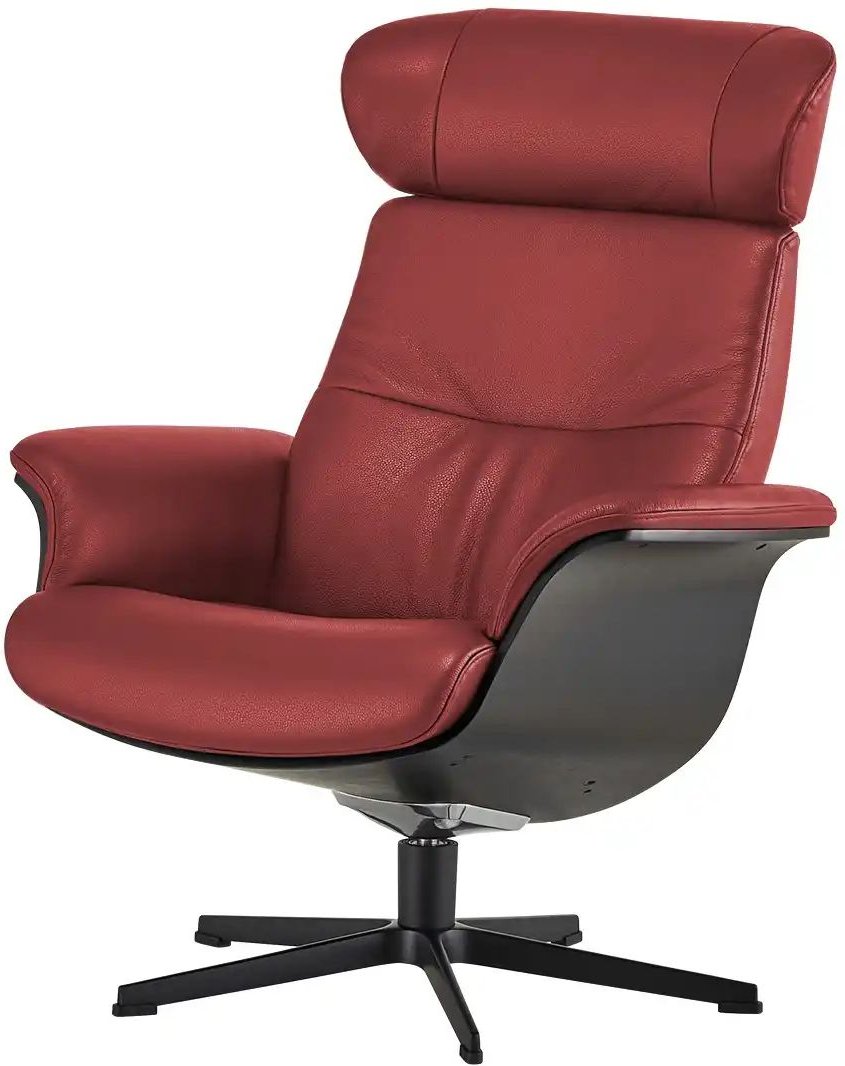 Fernsehsessel Leder Timeout ¦ rot ¦ Maße (cm): B: 80 H: 101 T: 81.0 Polstermöbel > Sessel > Fernsehsessel - Höffner