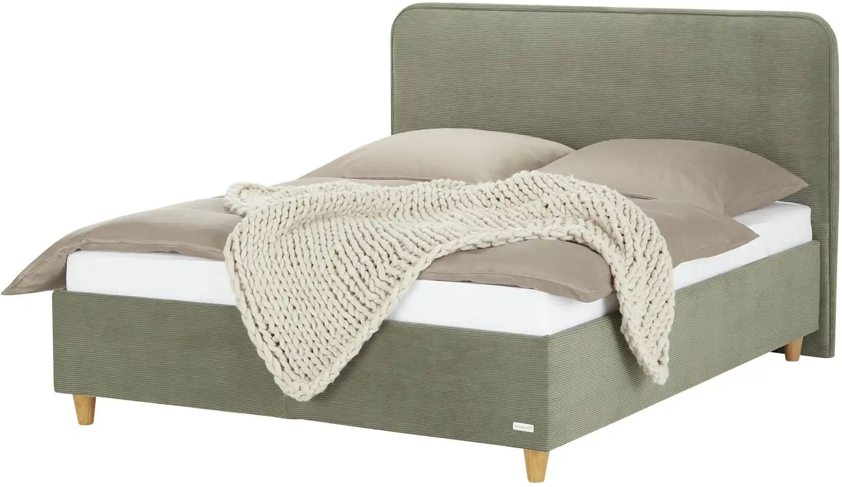 Wohnwert Polsterbett Tauris 2.0 ¦ grün ¦ Maße (cm): B: 190 H: 116 Betten > Polsterbetten - Höffner