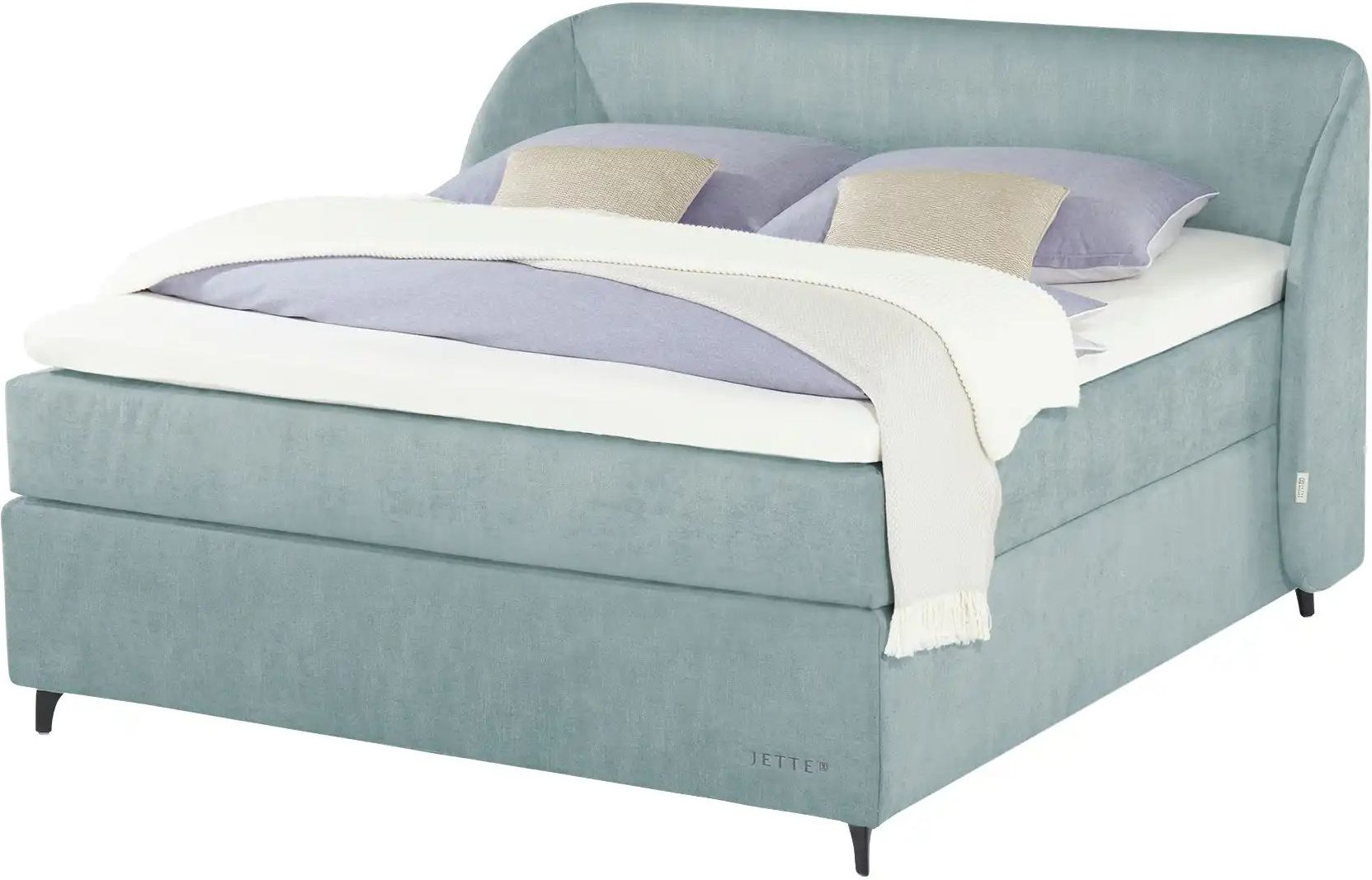 Jette Home Boxspringbett Jette Embrace ¦ blau ¦ Maße (cm): B: 178 H: 126,5 Betten > Boxspringbetten - Höffner