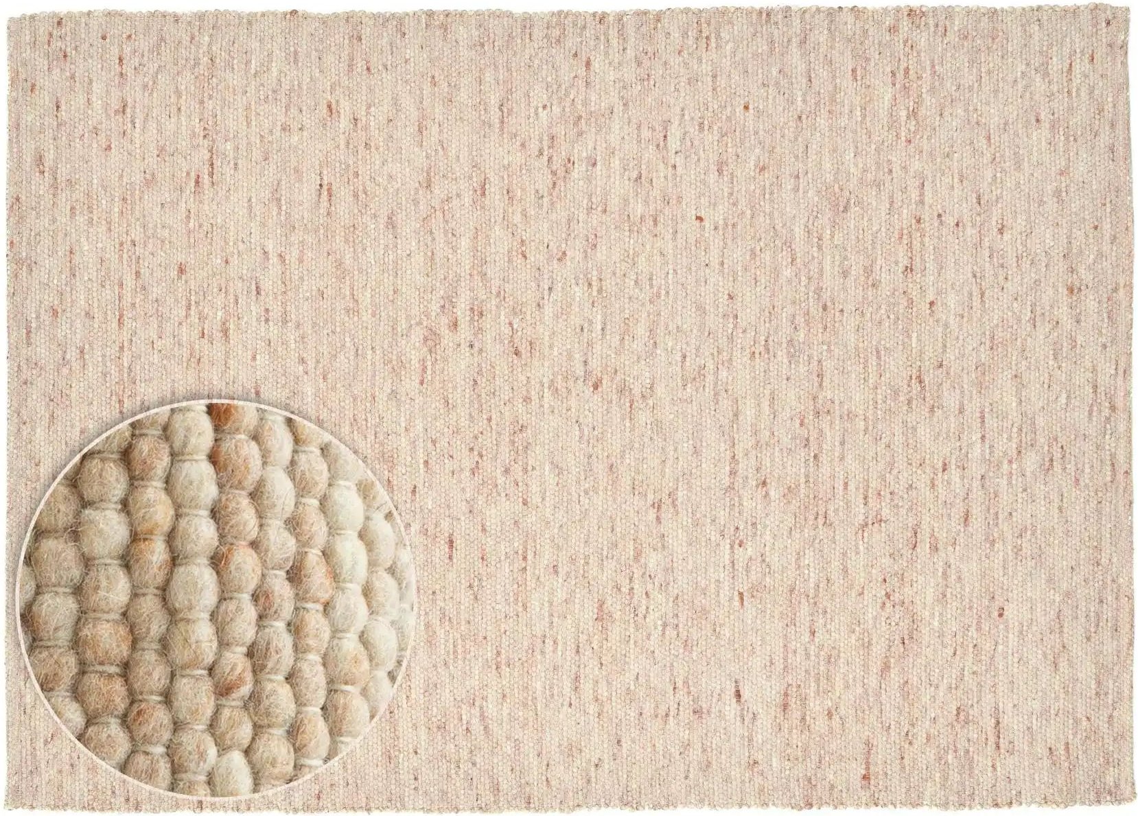 Thumbnail - THEKO Handwebteppich Alpen ¦ beige ¦ Wolle ¦ Maße (cm): B: 70 H: 1,2 Teppiche > Wohnteppiche - Höffner