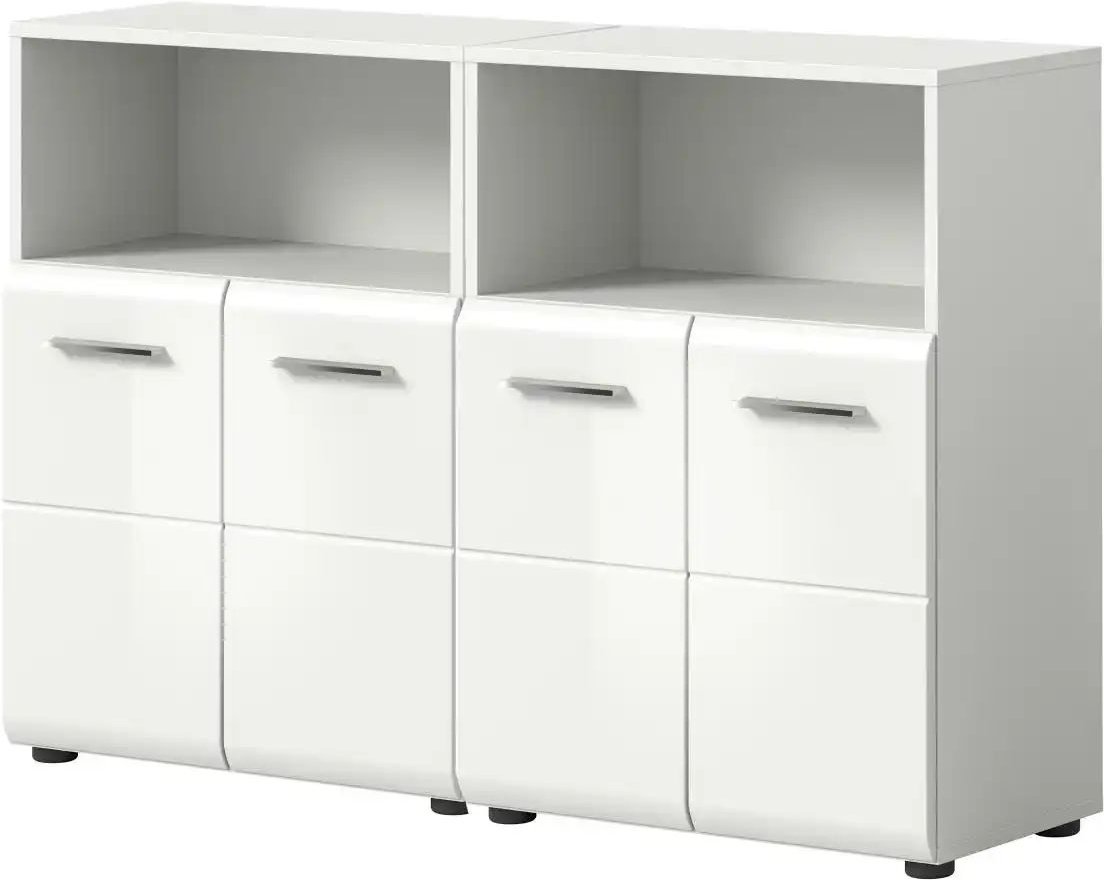 Thumbnail - Badkombination Igelsbachsee ¦ weiß ¦ Maße (cm): B: 120 H: 190 Schränke > Badschränke > Komplett-Badkombinationen - Höf...