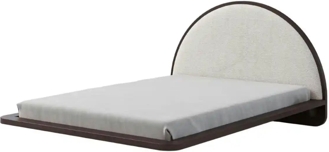 Massivholzbett wengefarben Momoko ¦ holzfarben ¦ Maße (cm): B: 205 H: 126 Betten > Bettgestelle - Höffner