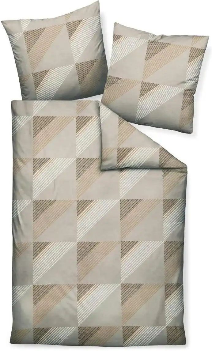 Janine Mako-Satin Bettwäsche   ¦ braun ¦ Maße (cm): B: 27 H: 3,7 Bettwaren > Bettwäsche > Bettwäsche ganzjährig - Höffne...