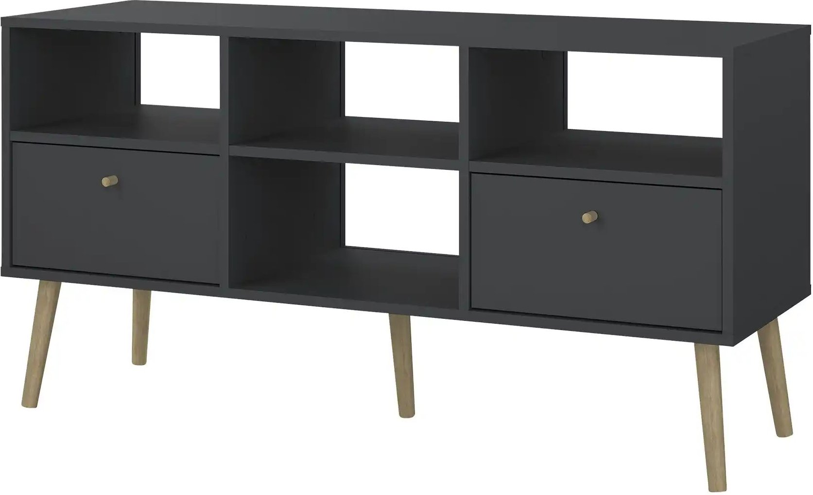 TV-Lowboard Bonito ¦ grau ¦ Maße (cm): B: 117,2 H: 60,8 T: 39.1 Kommoden & Sideboards > TV Lowboards - Höffner