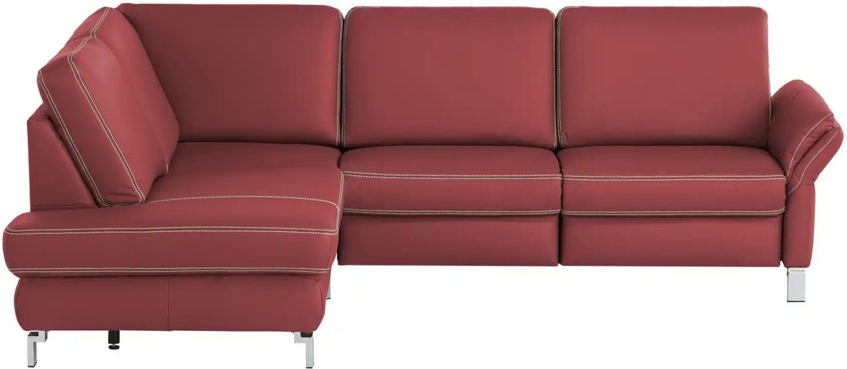medium Ecksofa Medium Plus ¦ rot ¦ Maße (cm): B: 265 H: 89 T: 200.0 Polstermöbel > Sofas > Ecksofas - Höffner